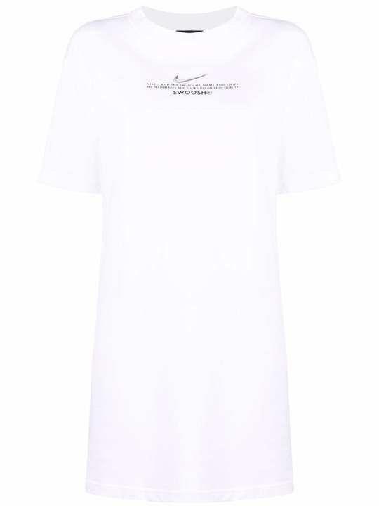 Swoosh-logo T-shirt dress展示图