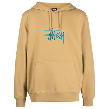 logo-embroidered hoodie