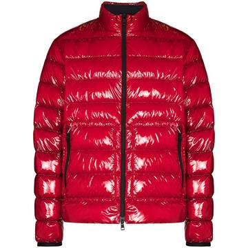 Agar zipped padded jacket