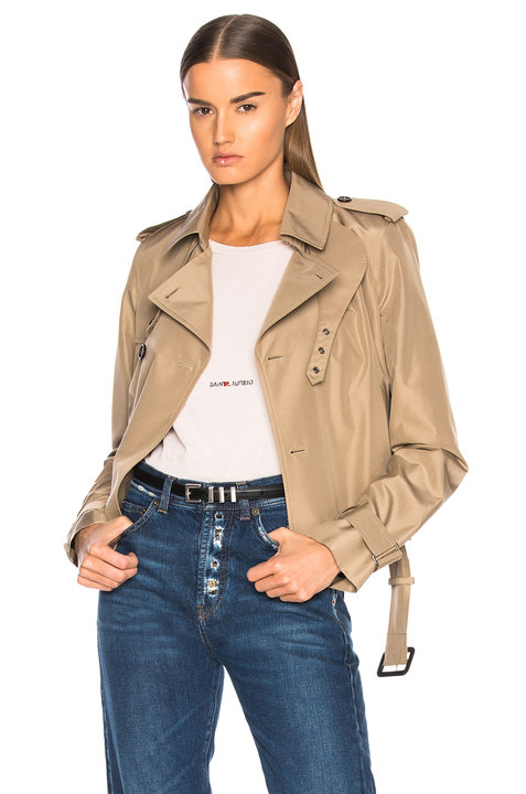 Cropped Trench Coat展示图