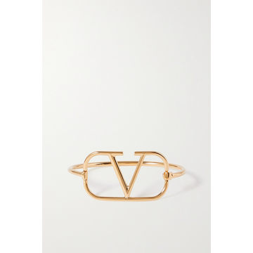 Valentino Garavani “VLOGO” 金色手镯