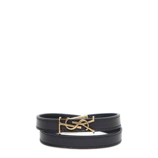 Saint Laurent Leather Bracelet展示图