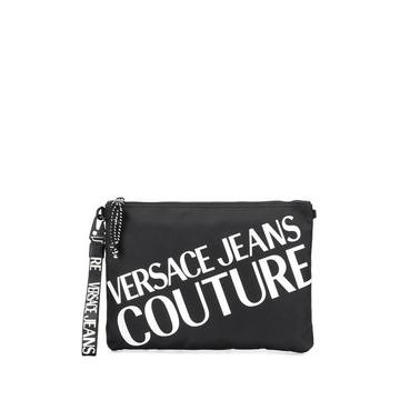 contrast logo clutch