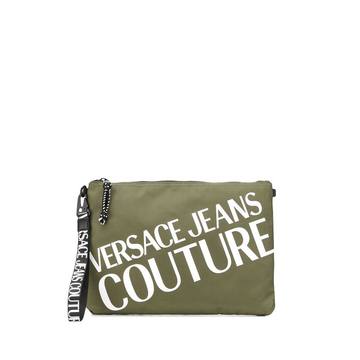 contrast logo clutch