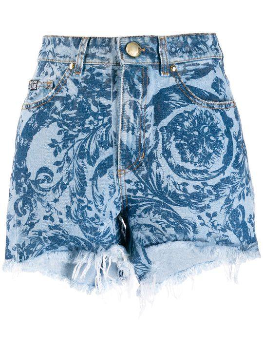 paisley print shorts展示图