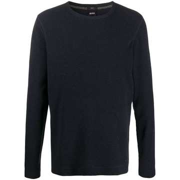 cotton long-sleeve jumper