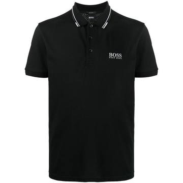 logo embroidered polo shirt