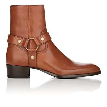 Wyatt Leather Harness Boots