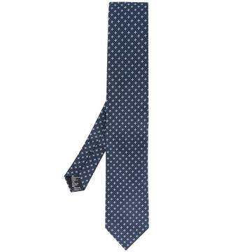 geometric-print tie