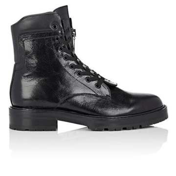 William Leather Double Lace-Up Boots
