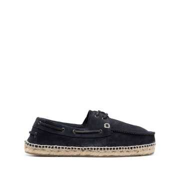Hamptons suede boat shoes