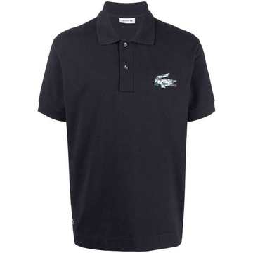 logo patch polo T-shirt