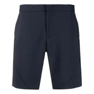 textured Bermuda shorts