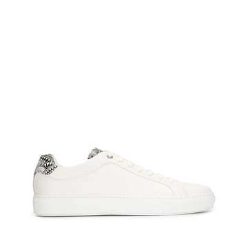 Meissen-print leather sneakers