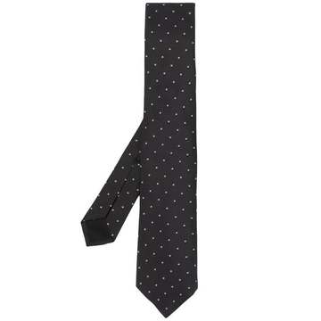 jacquard square knit tie