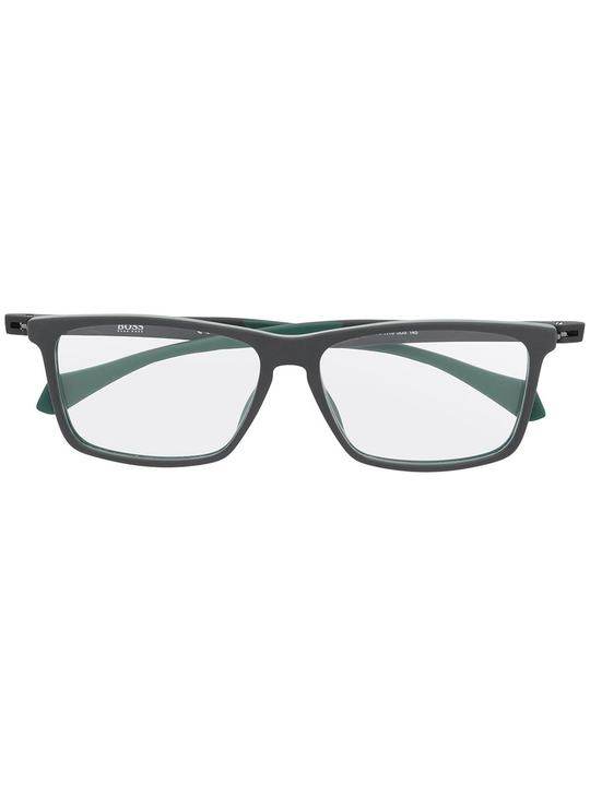 rectangular-frame clear-lens glasses展示图