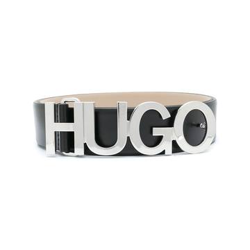 logo plaque belt