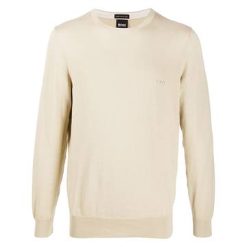 HB KNIT CREW LS LOGO CTTN