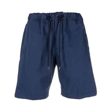 elasticated-drawstring shorts