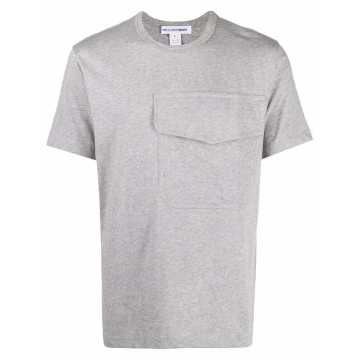 chest-pocket cotton T-shirt