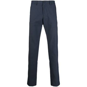 straight-leg tailored trousers