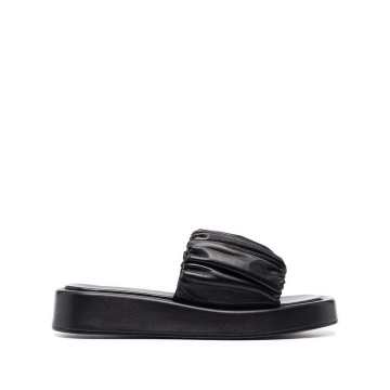 Aries platform leather sandals