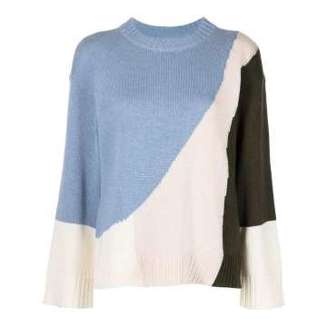 Shasta color-block cashmere sweater