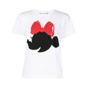 Minnie Mouse-print cotton T-shirt