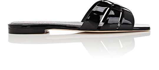 Nu Pieds Patent Leather Slide Sandals展示图