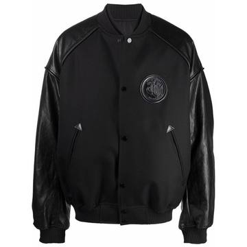 logo-patch detail jacket