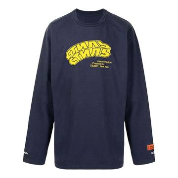 logo-print long-sleeved T-shirt