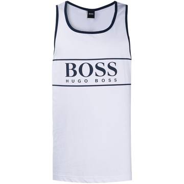 logo-print vest