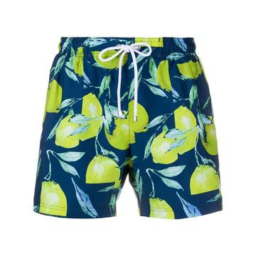 lemon-print swim shorts