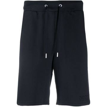 drawstring track shorts