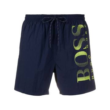 logo-print swim shorts