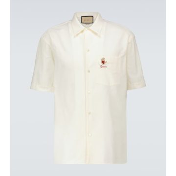 Oxford棉质保龄球衬衫
