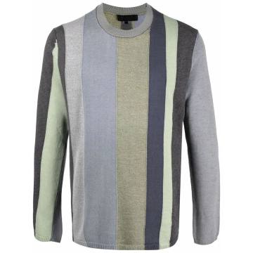 stripe-print sweatshirt