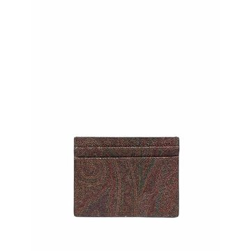 paisley print cardholder