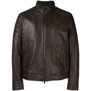 fitted biker jacket