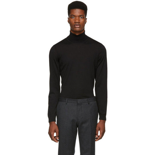 Black Musso-P Turtleneck展示图