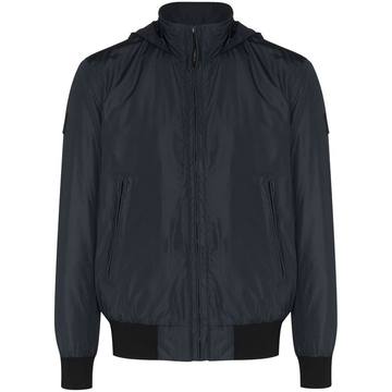 hooded bomber jacket