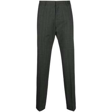 slim-fit tailored trousers