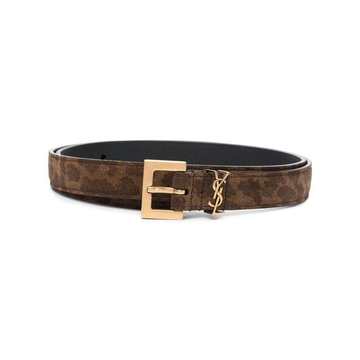 animal-print belt