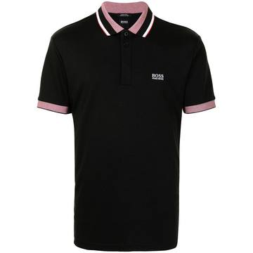 embellished logo polo shirt