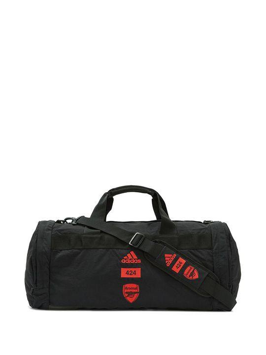 x Arsenal logo-detail holdall bag展示图