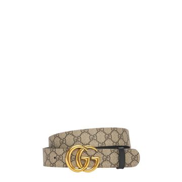 3.7CM GG MARMONT REVERSIBLE CANVAS BELT