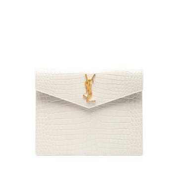 YSL plaque clutch bag