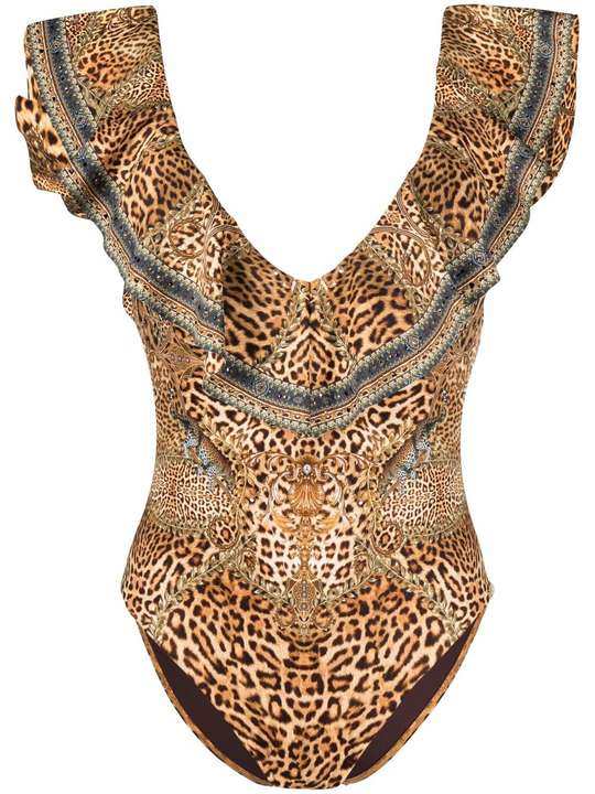leopard-print swimsuit展示图