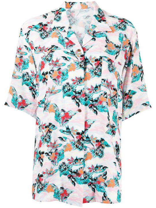 Aloha graphic print short-sleeve shirt展示图