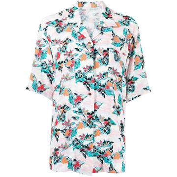 Aloha graphic print short-sleeve shirt